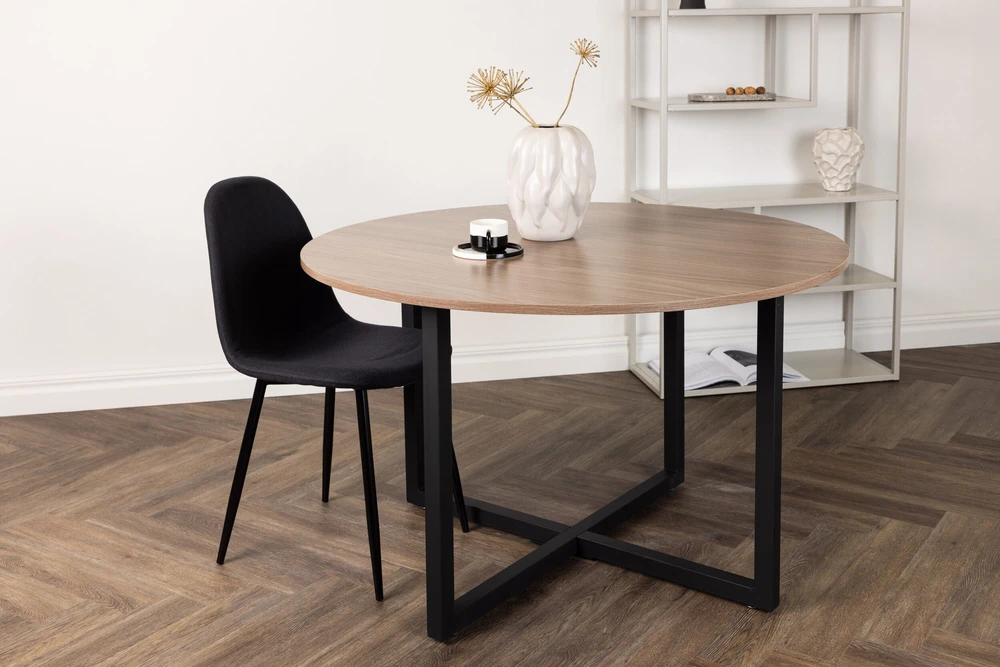 Venture Design Valgomojo stalas, Durango, ø120 cm, Riešutas