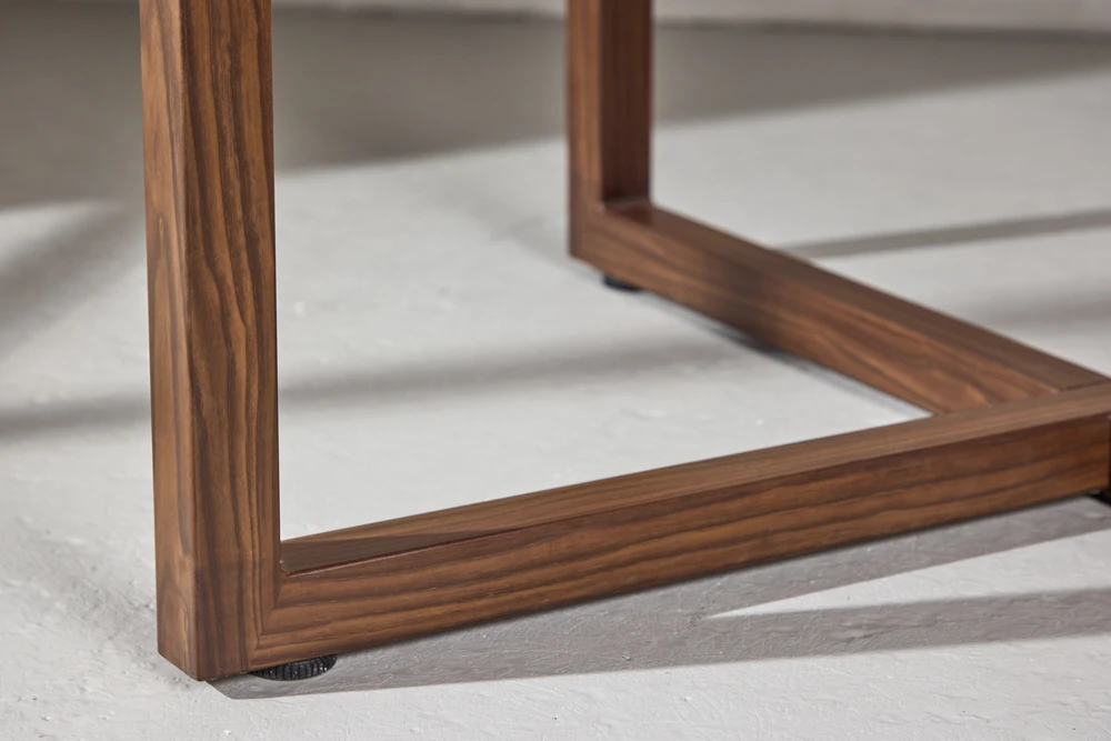 Venture Design Valgomojo stalas Durango 120x75 cm riešutas plienas MDF