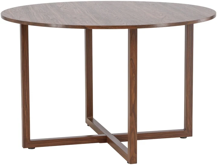Venture Design Valgomojo stalas Durango 120x75 cm riešutas plienas MDF