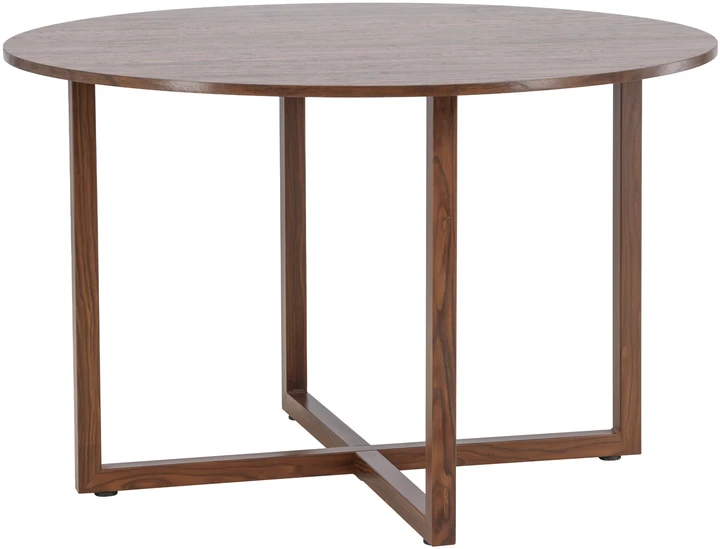 Venture Design Valgomojo stalas Durango 120x75 cm riešutas plienas MDF