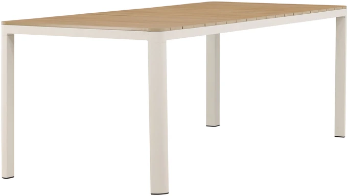 Venture Design Valgomojo stalas Etna smėlio spalvos, aliuminis