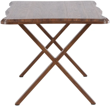 Venture Design Valgomojo stalas Fiona 180x90x75 cm riešutmedžio MDF