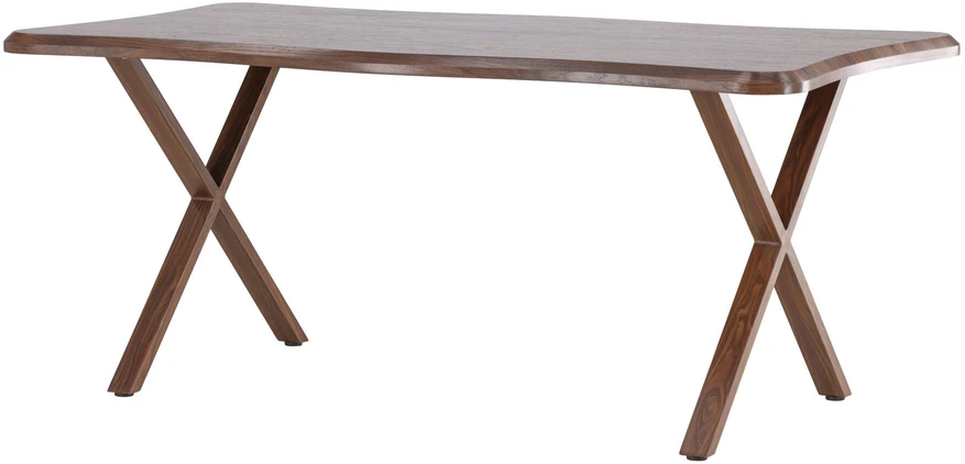Venture Design Valgomojo stalas Fiona 180x90x75 cm riešutmedžio MDF