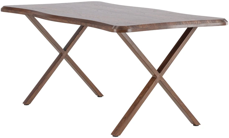 Venture Design Valgomojo stalas Fiona 180x90x75 cm riešutmedžio MDF