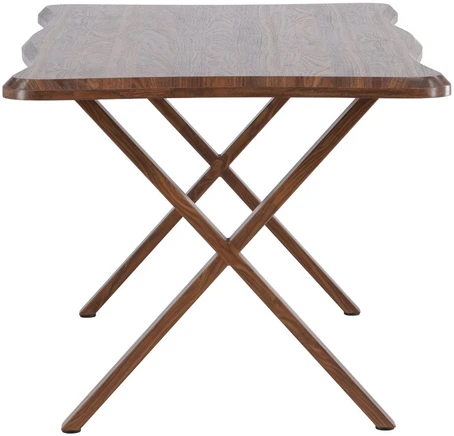 Venture Design Valgomojo stalas Fiona 180x90x75 cm riešutmedžio MDF