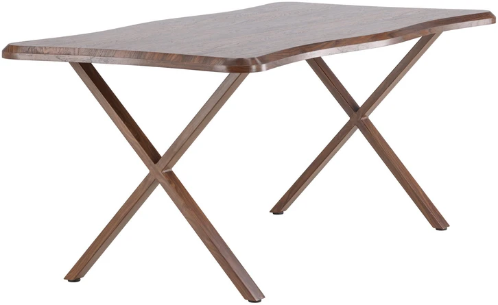 Venture Design Valgomojo stalas Fiona 180x90x75 cm riešutmedžio MDF