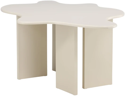 Venture Design Valgomojo stalas Flower 190x123x76 cm, smėlio spalvos MDF