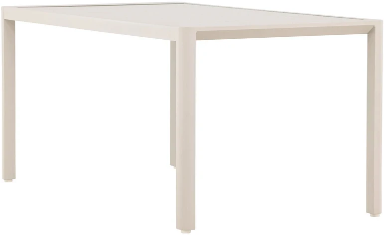 Venture Design Valgomojo stalas Giardini 150x85x72 cm Smėlio spalvos Aliuminis
