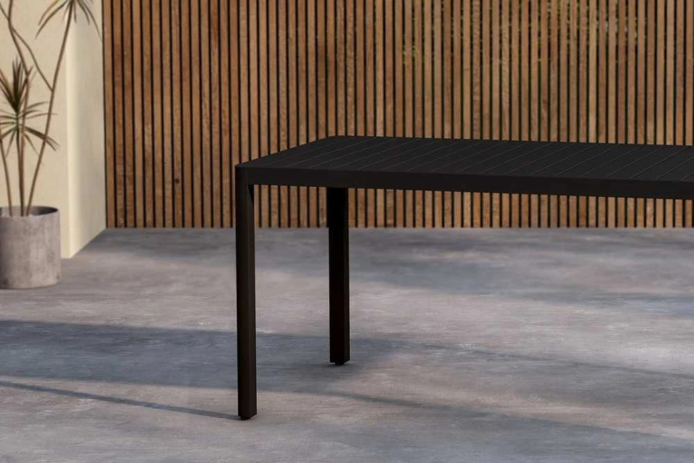 Venture Design Valgomojo stalas Giardini 150x85x72 cm Juodas