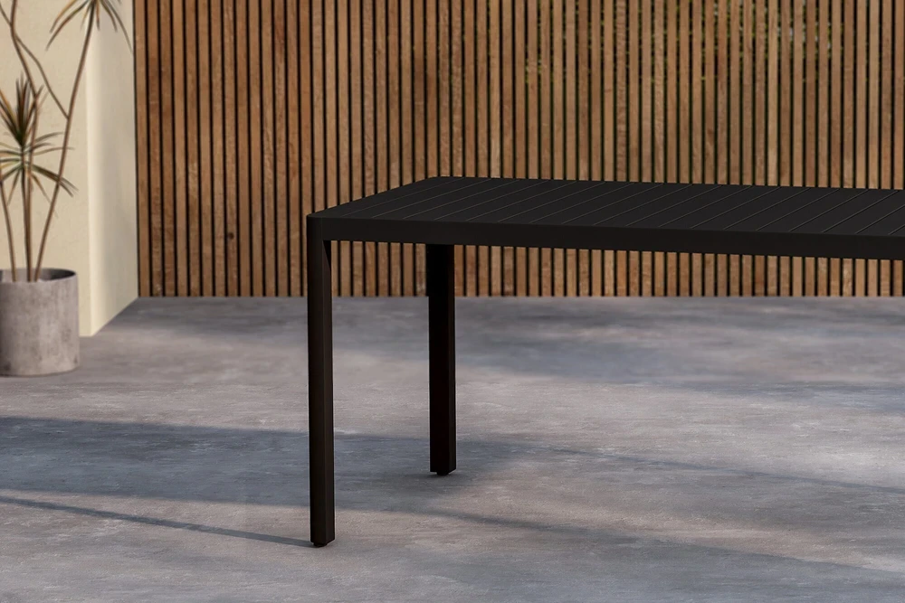 Venture Design Valgomojo stalas Giardini 150x85x72 cm Juodas