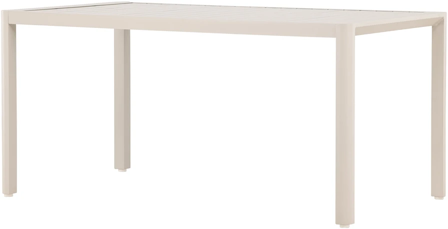 Venture Design Valgomojo stalas Giardini 150x85x72 cm Smėlio spalvos Aliuminis