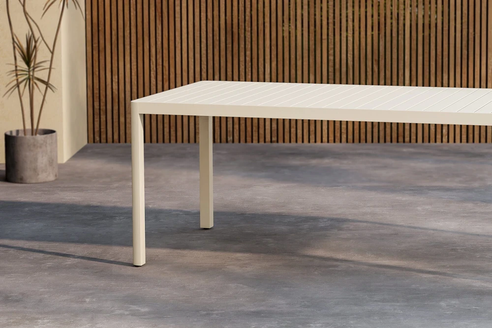 Venture Design Valgomojo stalas Giardini 200x90x72 cm Smėlio spalvos