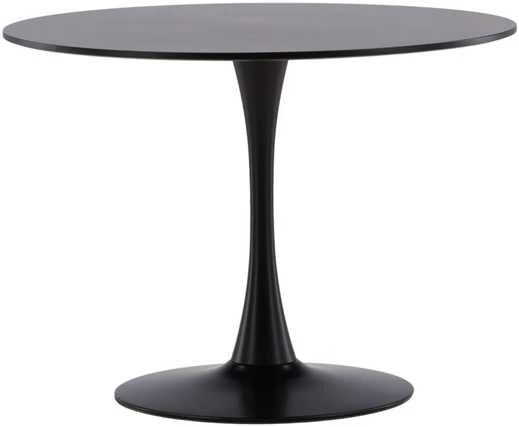 Venture Design Valgomojo stalas, Glade, ø100 cm, Juodas