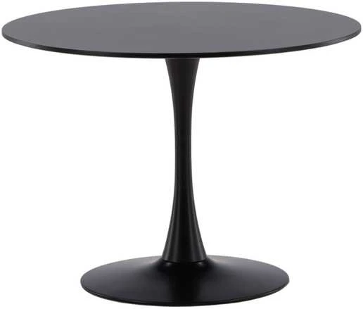 Venture Design Valgomojo stalas, Glade, ø100 cm, Juodas