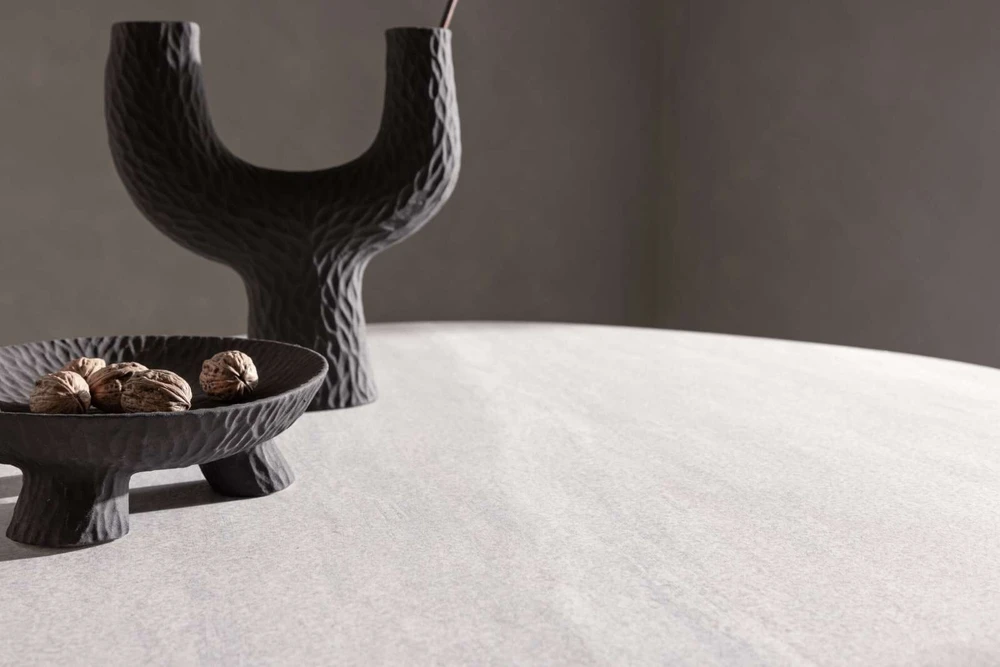 Venture Design Valgomojo stalas, Grönvik, 180x90 cm, Šviesiai pilkas
