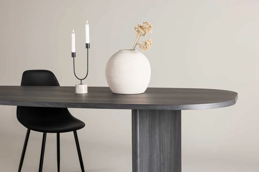 Venture Design Valgomojo stalas, Grönvik, 220x100 cm, Juodas