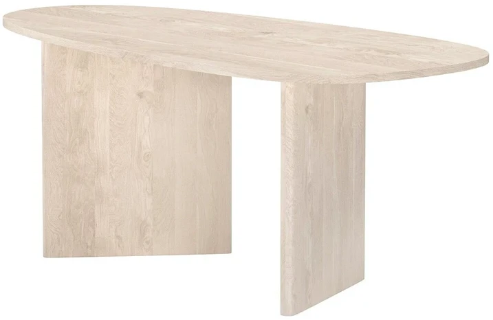 Venture Design Valgomojo stalas Grönvik Ovalus Natūralus MDF