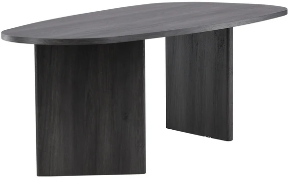 Venture Design Valgomojo stalas, Grönvik, 220x100 cm, Juodas