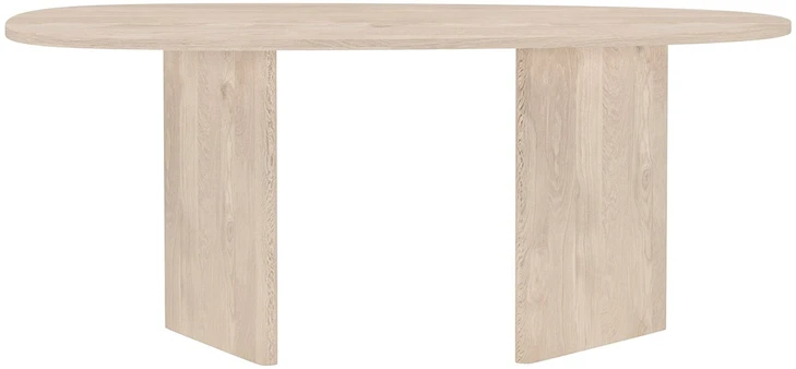 Venture Design Valgomojo stalas Grönvik Ovalus Natūralus MDF