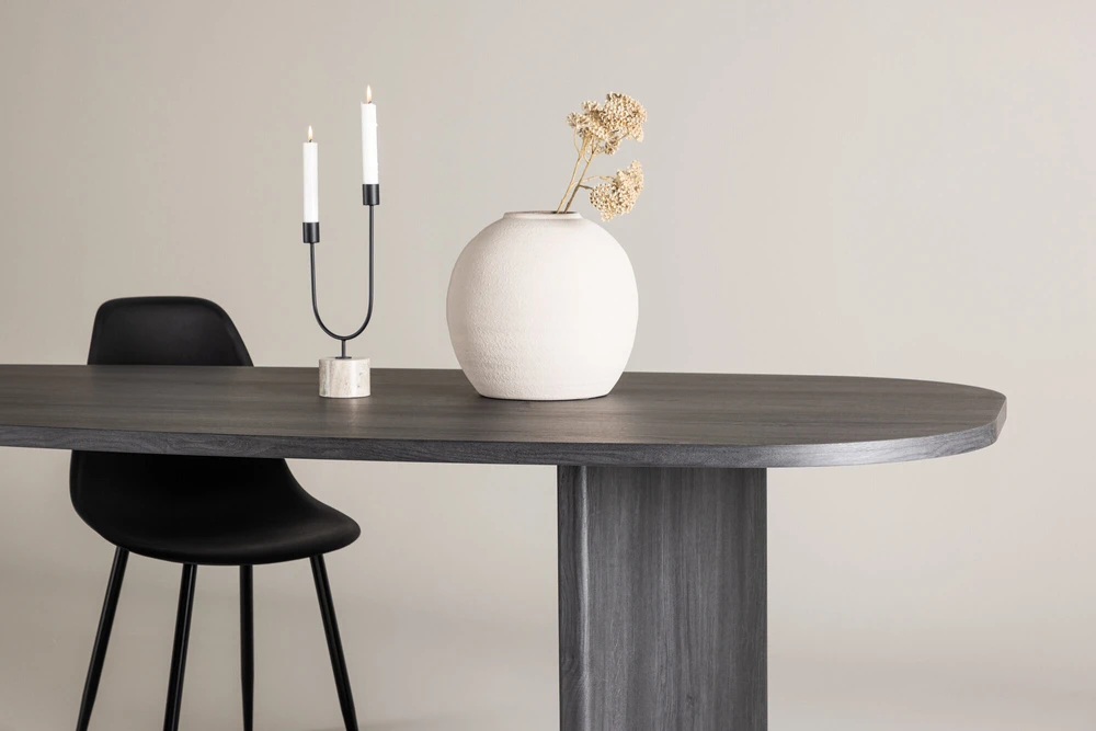 Venture Design Valgomojo stalas, Grönvik, 220x100 cm, Juodas