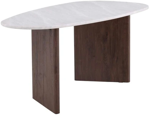 Venture Design Valgomojo stalas, Grönvik, 180x90 cm, Šviesiai pilkas