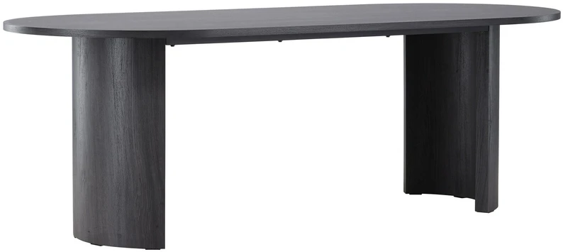 Venture Design Valgomojo stalas, Grundsund, 220x100 cm, Juodas