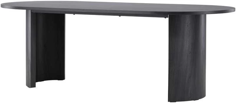 Venture Design Valgomojo stalas, Grundsund, 220x100 cm, Juodas