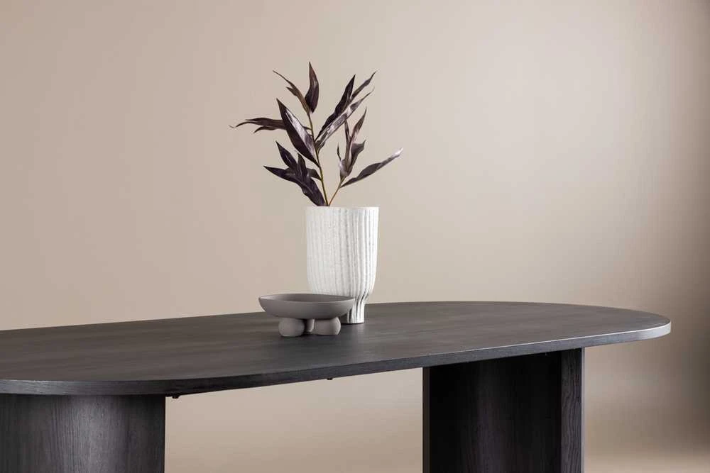 Venture Design Valgomojo stalas, Grundsund, 220x100 cm, Juodas
