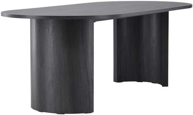 Venture Design Valgomojo stalas, Grundsund, 220x100 cm, Juodas