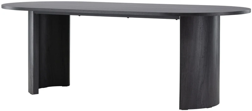 Venture Design Valgomojo stalas, Grundsund, 220x100 cm, Juodas