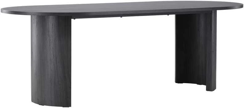 Venture Design Valgomojo stalas, Grundsund, 220x100 cm, Juodas