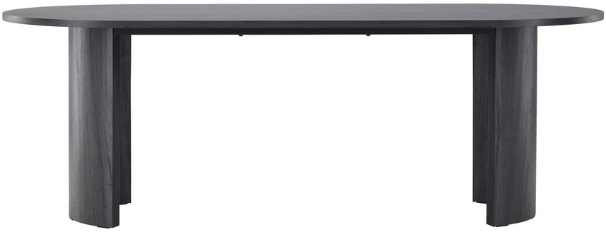 Venture Design Valgomojo stalas, Grundsund, 220x100 cm, Juodas