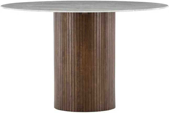 Venture Design Valgomojo stalas, Härön, Ø120x74 cm, Mocca