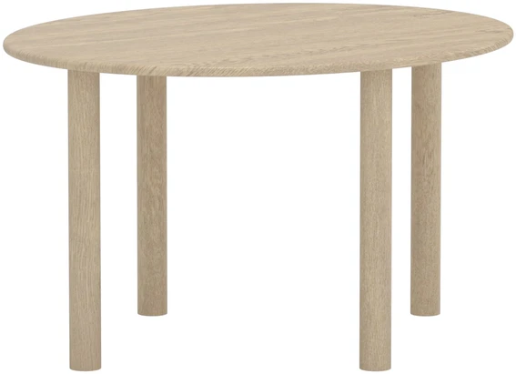 Venture Design Valgomojo stalas Hilo 130x110 cm Natūralaus MDF