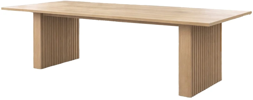 Venture Design Valgomojo stalas Humle 200x100x75 cm natūralaus kaučiuko medienos