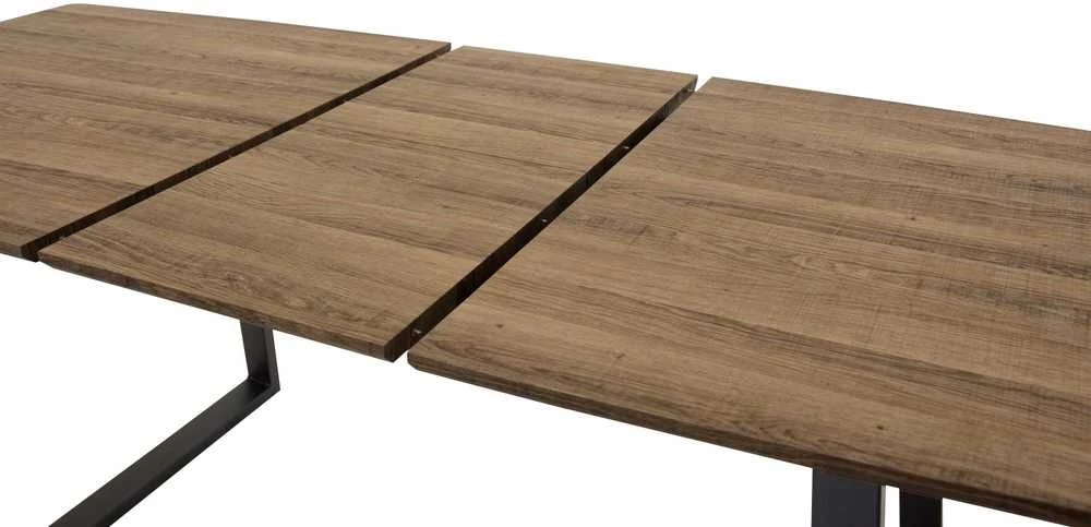 Venture Design Valgomojo stalas, Inca, 160x85x75 cm, Juodas