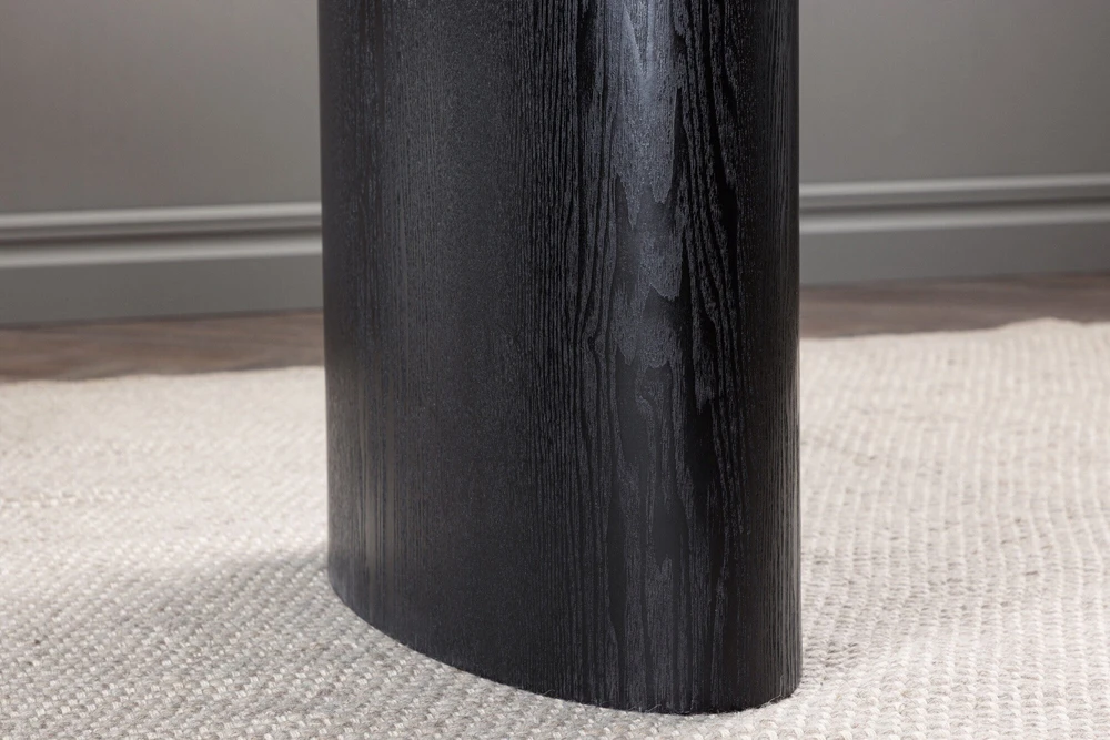 Venture Design Valgomojo stalas, Isolde, 180x90 cm, Juodas