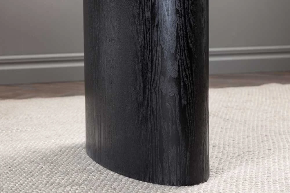 Venture Design Valgomojo stalas, Isolde, 180x90 cm, Juodas