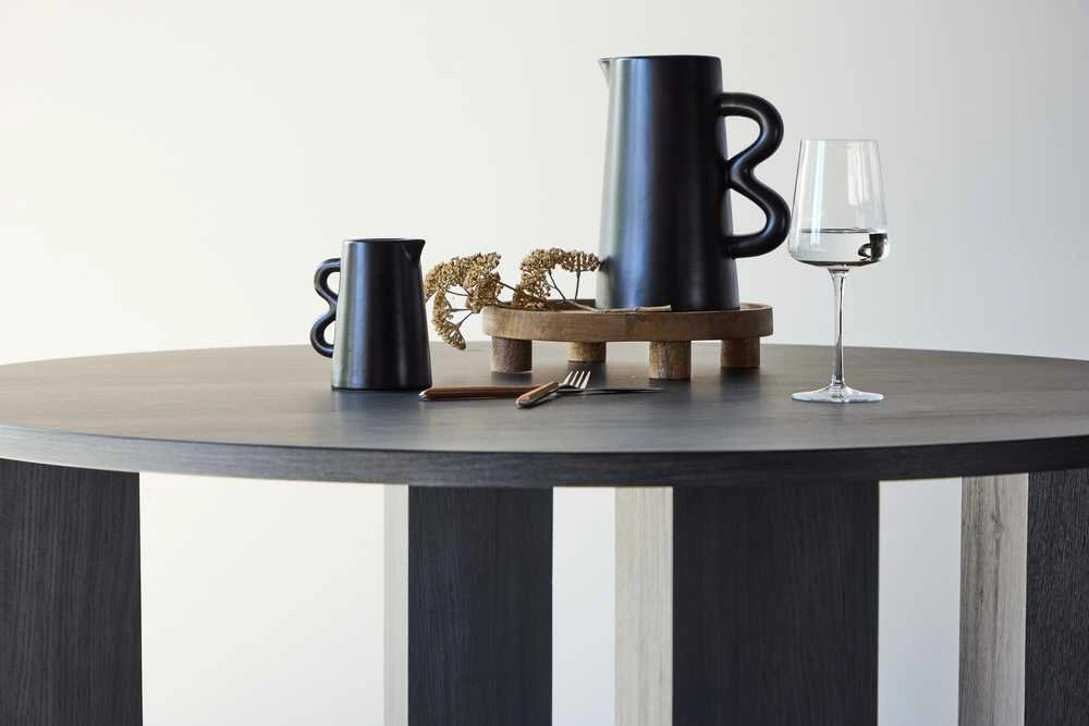 Venture Design Valgomojo stalas, Juno, 120x75 cm, Juodas