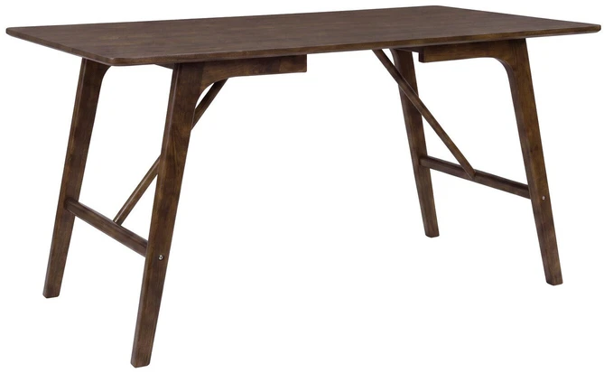 Venture Design Valgomasis stalas, Kopenhaga, ⌀140 cm, Juodas / Kėdė, Limhamn, 54x76x61 cm, Aukso velvetas