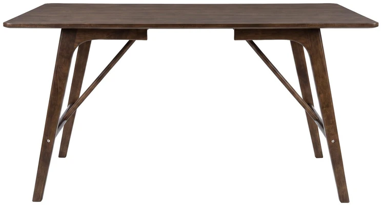 Venture Design Valgomasis stalas, Kopenhaga, ⌀140 cm, Juodas / Kėdė, Limhamn, 54x76x61 cm, Aukso velvetas
