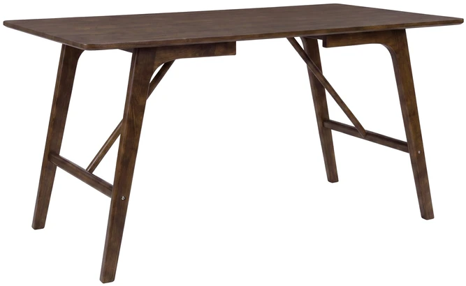 Venture Design Valgomasis stalas, Kopenhaga, ⌀140 cm, Juodas / Kėdė, Limhamn, 54x76x61 cm, Aukso velvetas