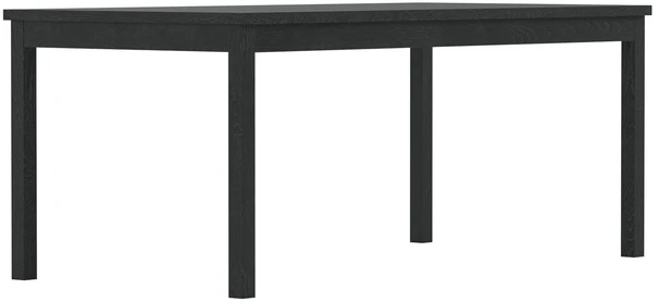 Venture Design Valgomojo stalas Kenya 90x180 cm juodas tikmedis