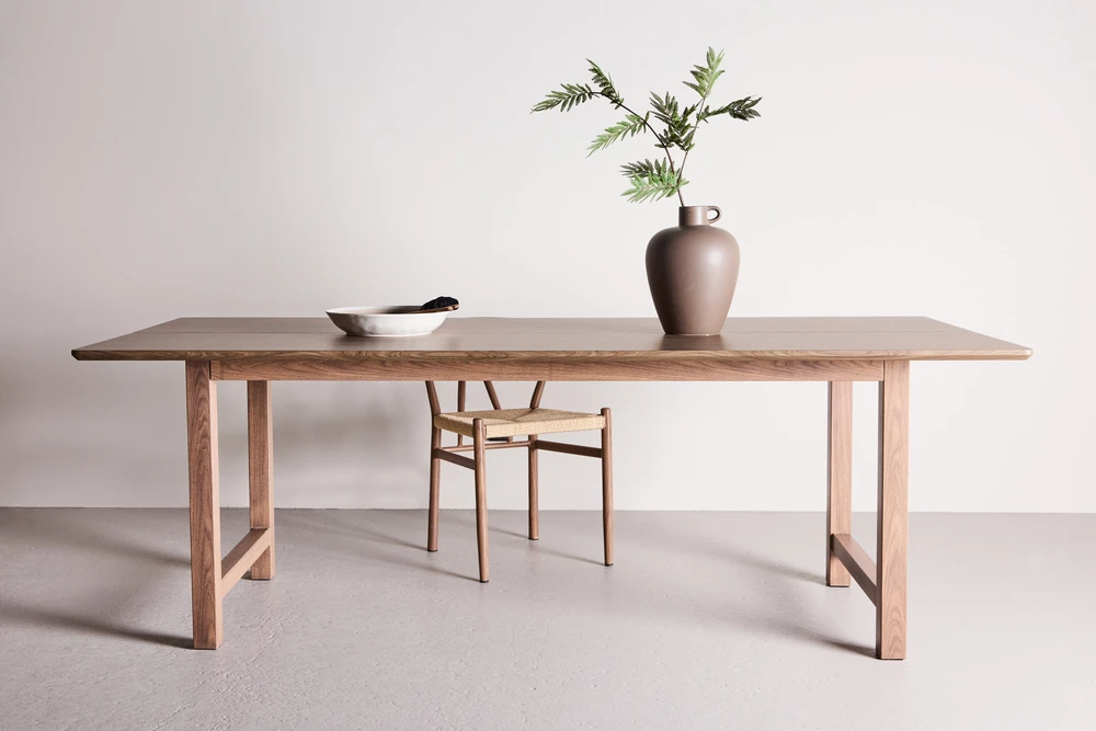 Venture Design Valgomojo stalas, Kiekis, 100x220 cm, Ruda