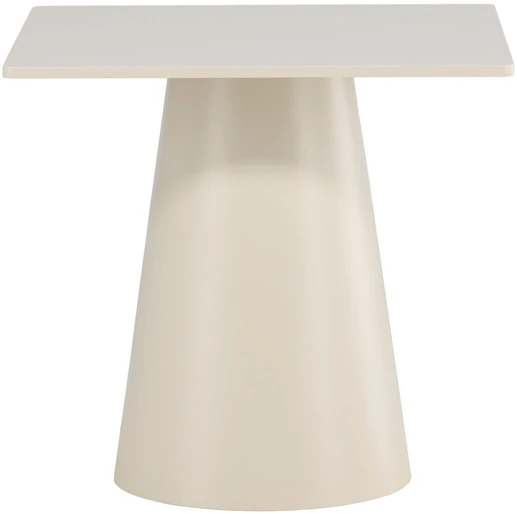 Venture Design Valgomojo stalas Lanzi 80x80x75 cm smėlio spalvos MDF