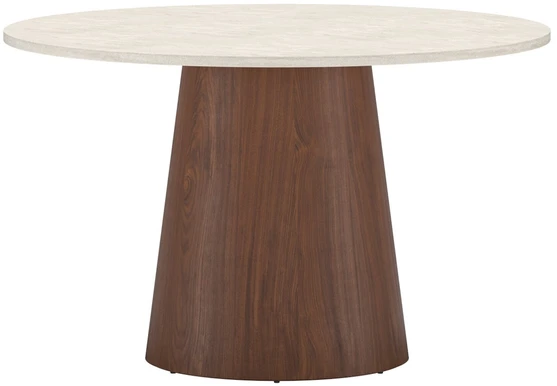 Venture Design Valgomojo stalas Lanzo smėlio spalvos MDF