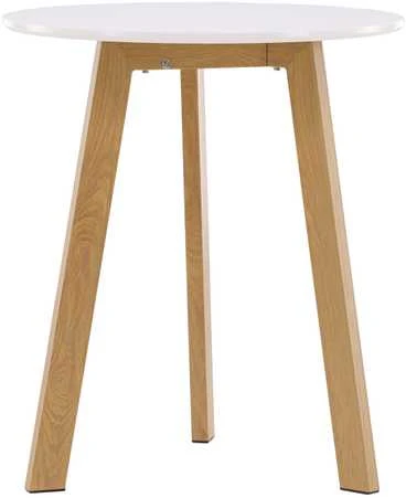 Venture Design Valgomojo stalas, Leonora, φ65 cm, Balta