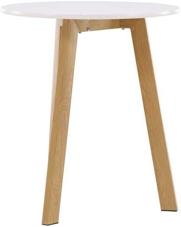 Venture Design Valgomojo stalas, Leonora, φ65 cm, Balta