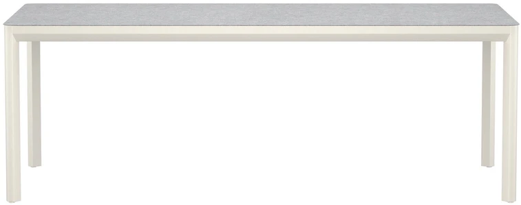 Venture Design Valgomojo stalas, Lino, 220x100x74 cm, smėlio spalvos
