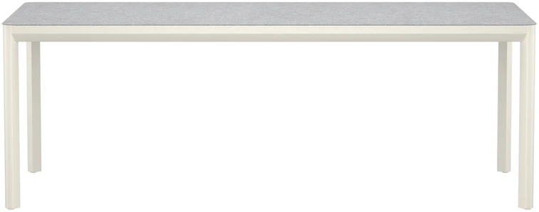 Venture Design Valgomojo stalas, Lino, 220x100x74 cm, smėlio spalvos